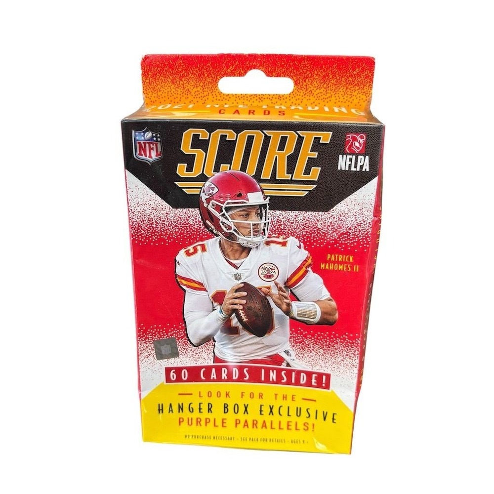 2021 Panini Score NFL Football Trading Card Box 60 Cards Purple Parallel
